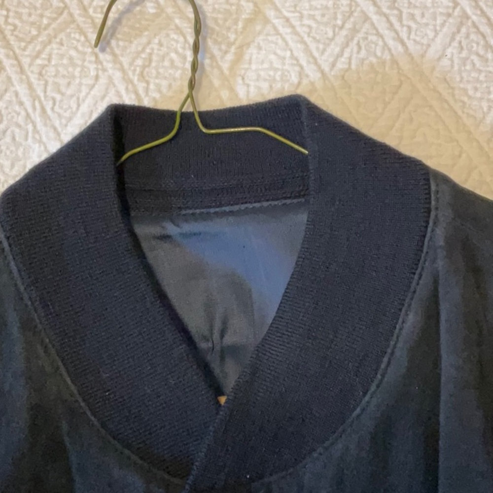 REAL SUEDE NAVY MENS JACKET MADE IN ITALY NWOT - Picture 16 of 16